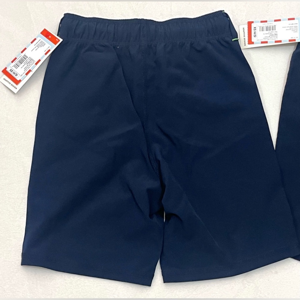 Cat & Jack 2 Pairs of Children’s Polyester/Spandex Blend Boys Blue Shorts XS 4/5 - Picture 12 of 16